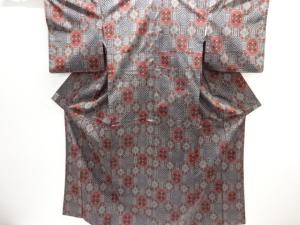 蜀江模様織り出し西陣伝承紬着物